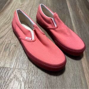 Vans Slip-On Pink W/ Pink Glitter Soles Youth Size 7US 500714 Asher Solid EUC